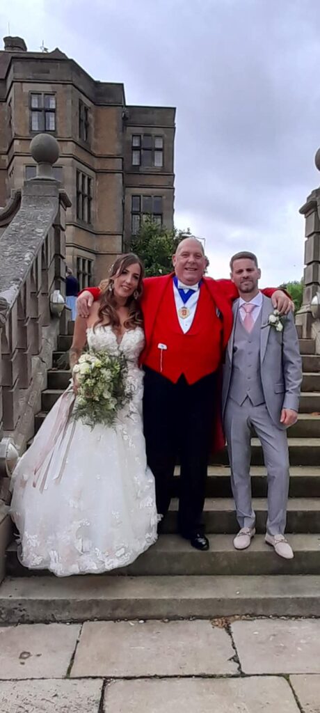 Wedding toastmaster for Fanhams Hall, Ware, Hertfordshire